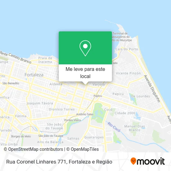 Rua Coronel Linhares 771 mapa