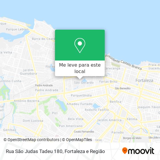 Rua São Judas Tadeu 180 mapa