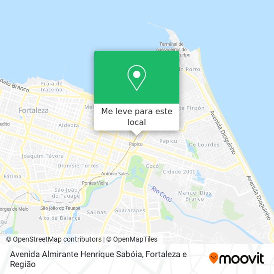 Avenida Almirante Henrique Sabóia mapa