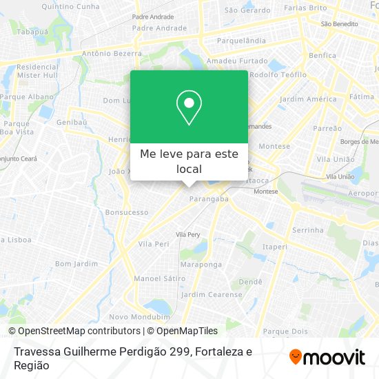 Travessa Guilherme Perdigão 299 mapa