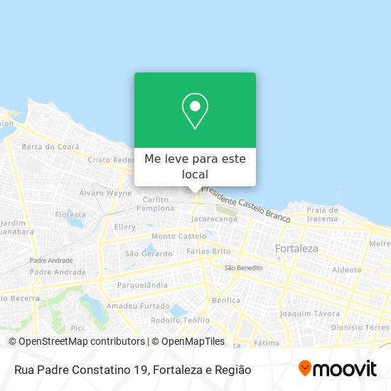 Rua Padre Constatino 19 mapa