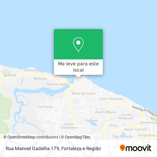 Rua Manoel Gadelha 179 mapa