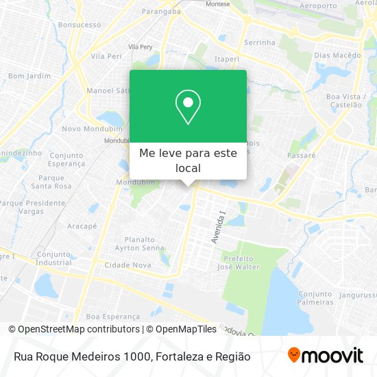 Rua Roque Medeiros 1000 mapa