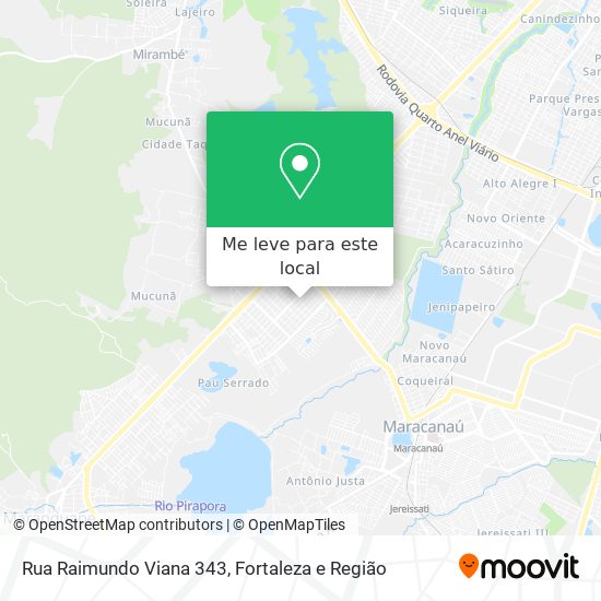 Rua Raimundo Viana 343 mapa