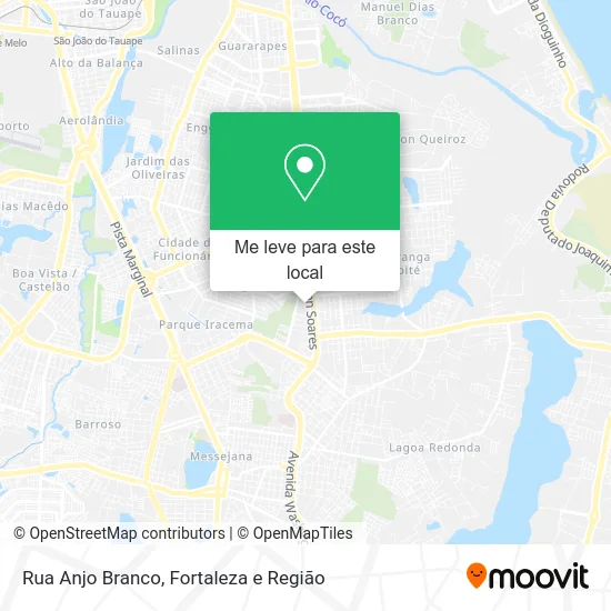 Rua Anjo Branco mapa