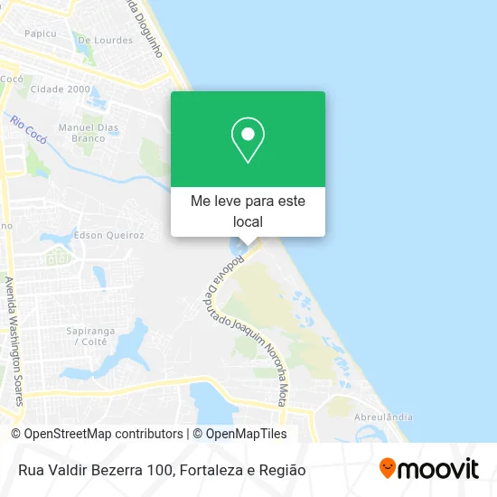 Rua Valdir Bezerra 100 mapa