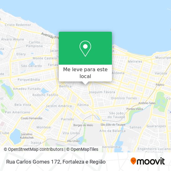 Rua Carlos Gomes 172 mapa