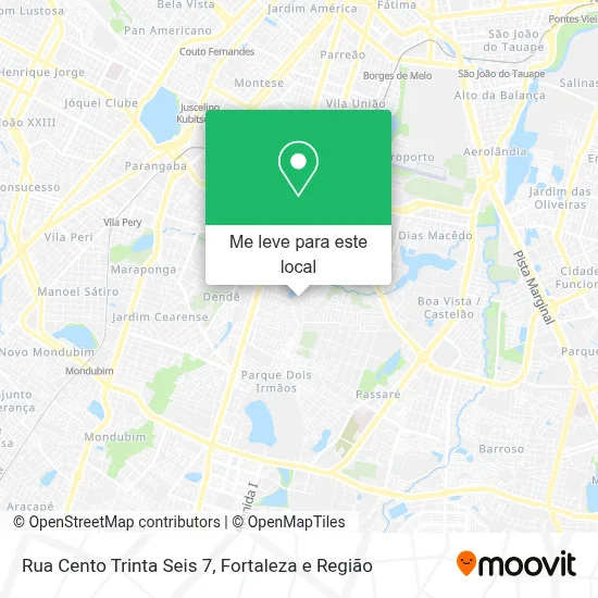 Rua Cento Trinta Seis 7 mapa