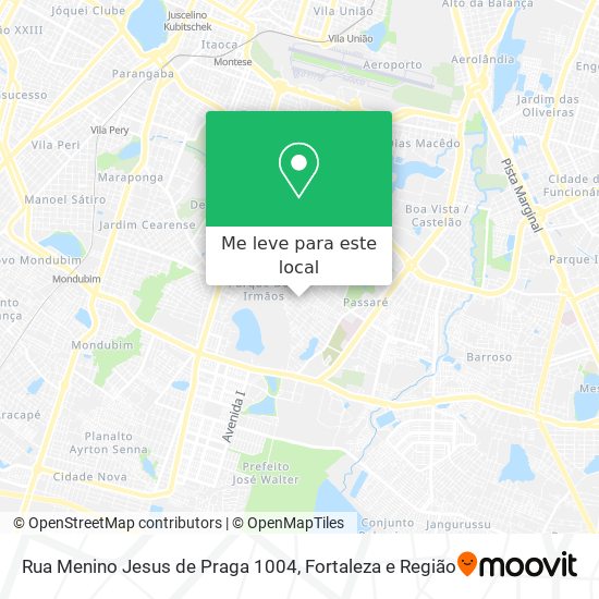 Rua Menino Jesus de Praga 1004 mapa