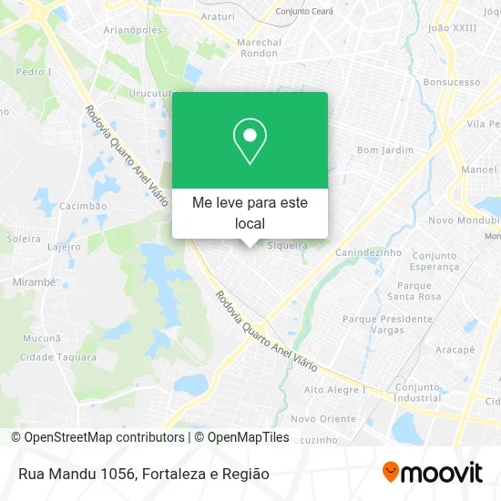 Rua Mandu 1056 mapa
