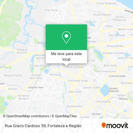 Rua Graco Cardoso 59 mapa