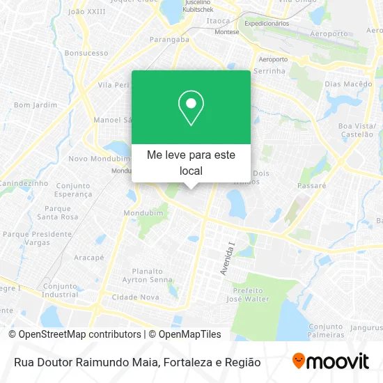 Rua Doutor Raimundo Maia mapa