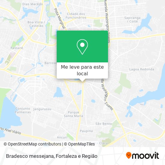 Bradesco messejana mapa