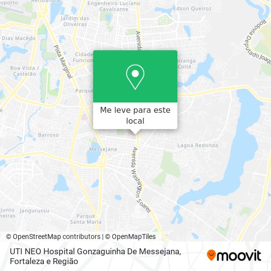 UTI NEO Hospital Gonzaguinha De Messejana mapa