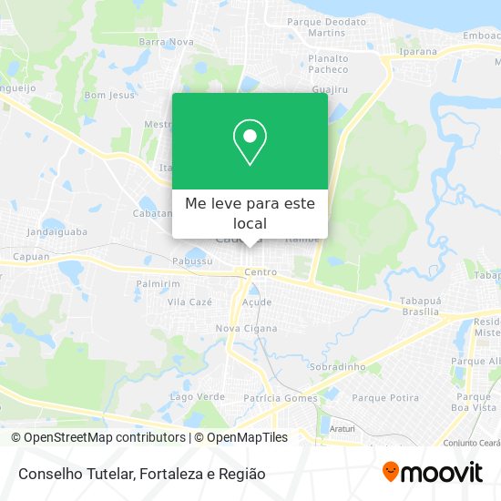 Conselho Tutelar mapa