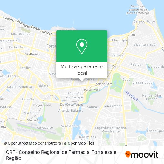 CRF - Conselho Regional de Farmacia mapa