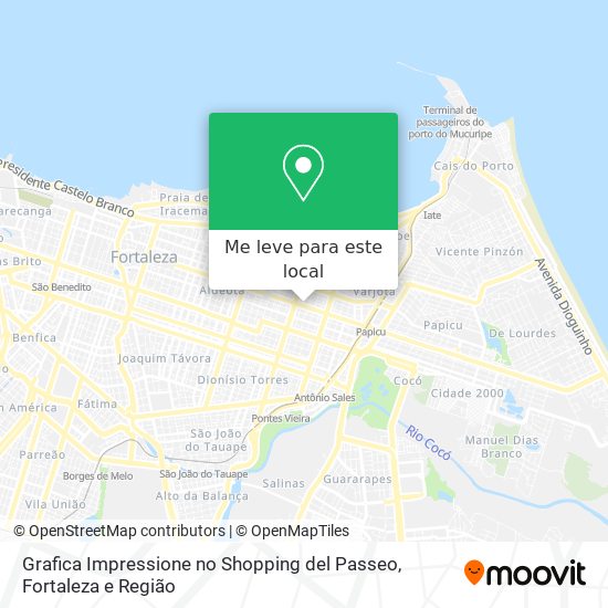 Grafica Impressione no Shopping del Passeo mapa