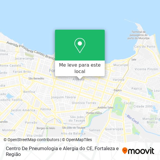 Centro De Pneumologia e Alergia do CE mapa