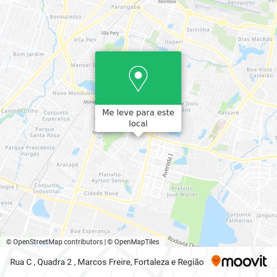 Rua C , Quadra 2 , Marcos Freire mapa