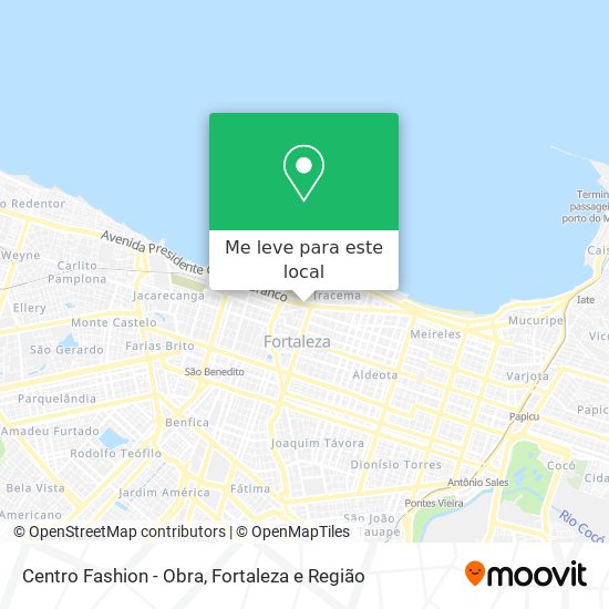 Centro Fashion - Obra mapa