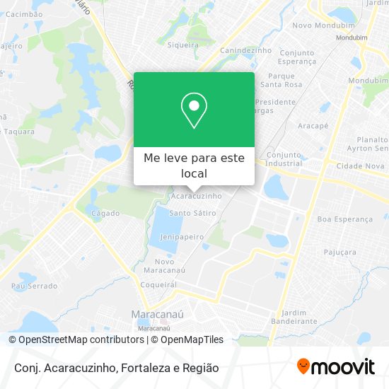 Conj. Acaracuzinho mapa