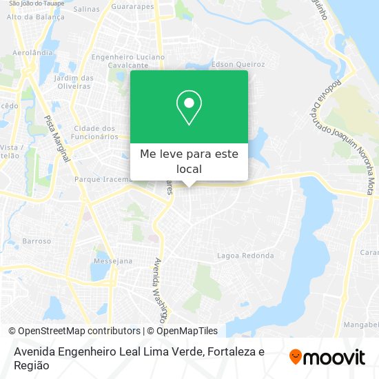 Avenida Engenheiro Leal Lima Verde mapa