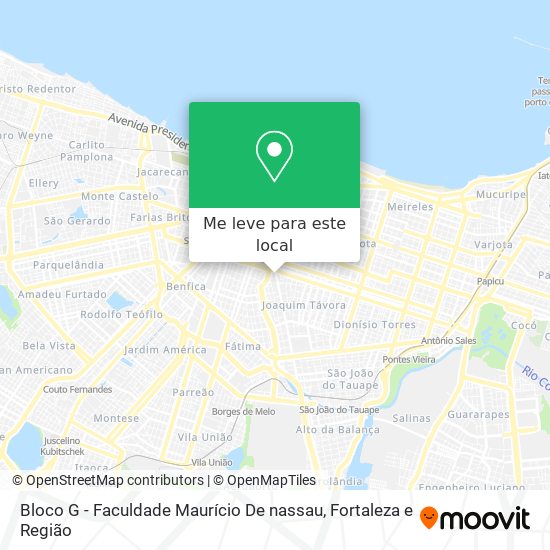 Bloco G - Faculdade Maurício De nassau mapa