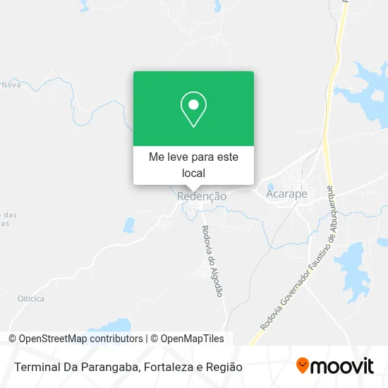 Terminal Da Parangaba mapa