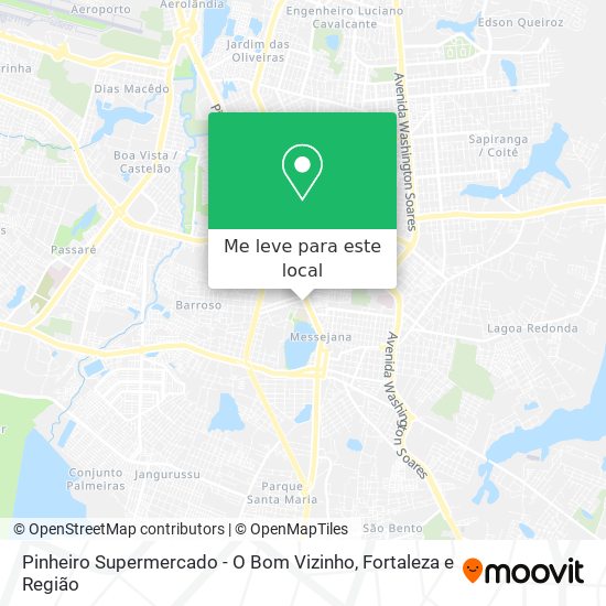 Pinheiro Supermercado - O Bom Vizinho mapa