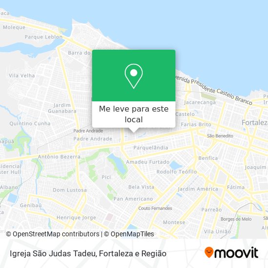 Igreja São Judas Tadeu mapa