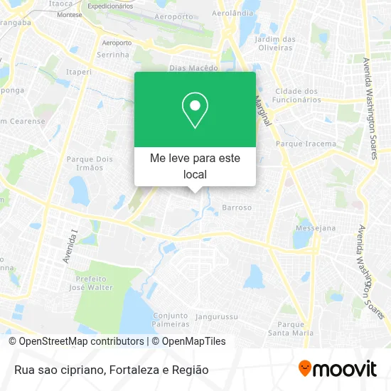 Rua sao cipriano mapa