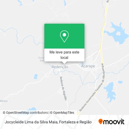 Jocycleide Lima da Silva Maia mapa