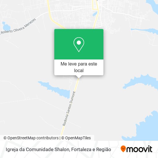 Igreja da Comunidade Shalon mapa