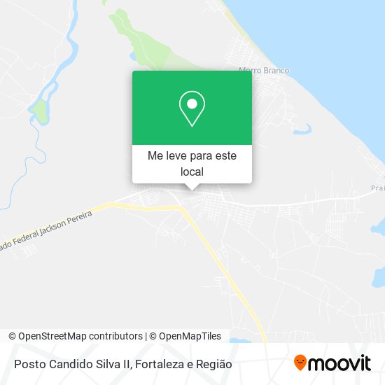 Posto Candido Silva II mapa