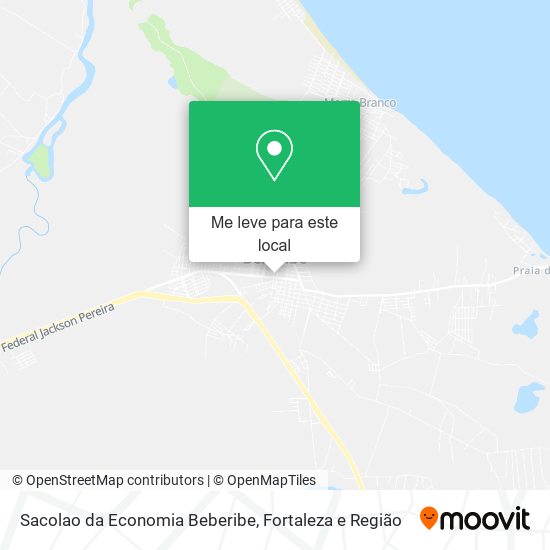 Sacolao da Economia Beberibe mapa