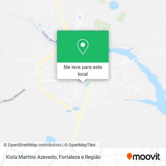 Kisla Martins Azevedo mapa