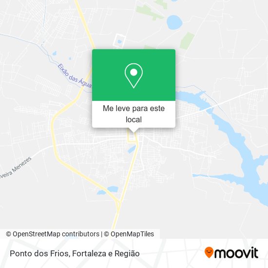 Ponto dos Frios mapa