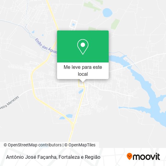 Antônio José Façanha mapa