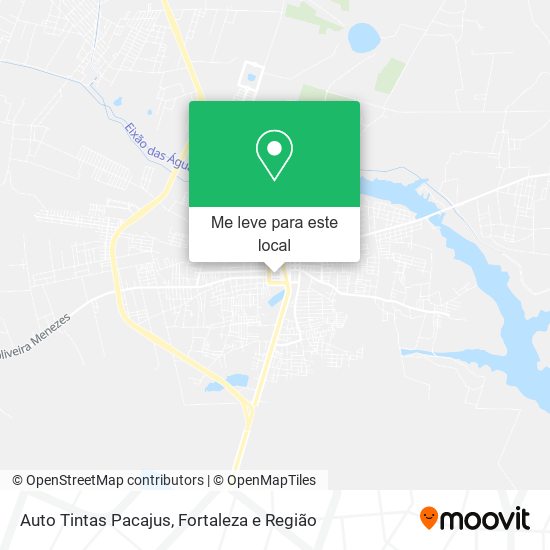 Auto Tintas Pacajus mapa