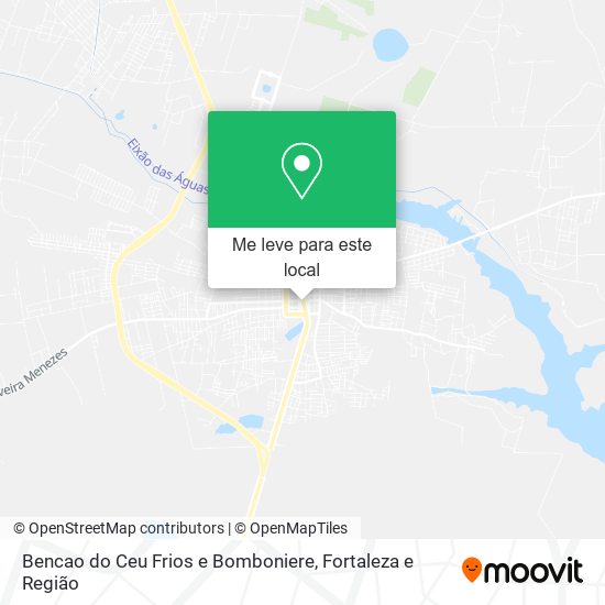 Bencao do Ceu Frios e Bomboniere mapa