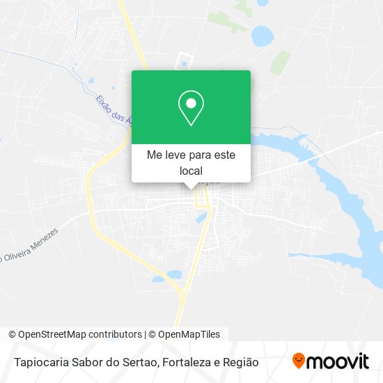 Tapiocaria Sabor do Sertao mapa