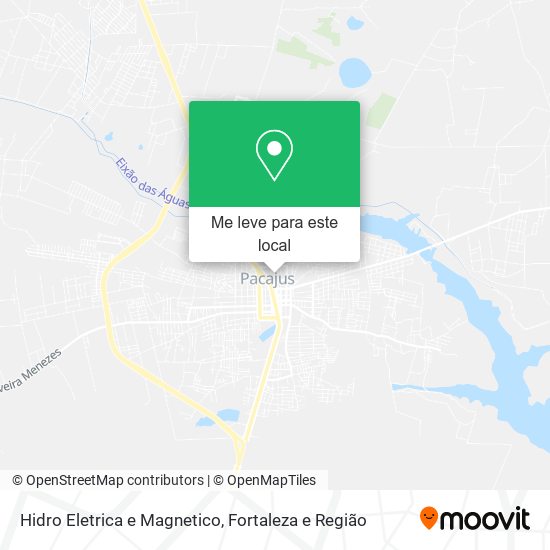 Hidro Eletrica e Magnetico mapa