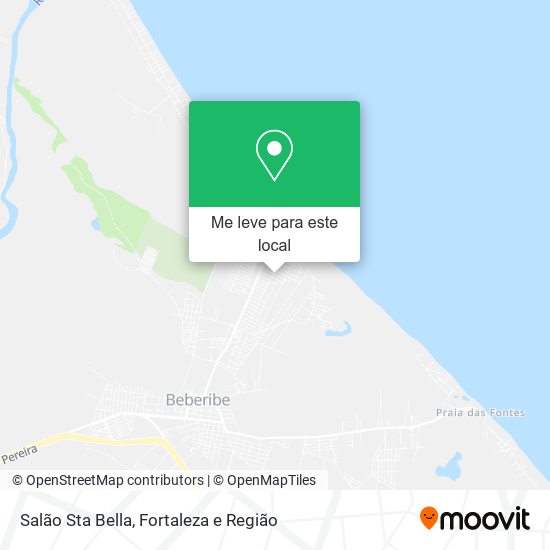 Salão Sta Bella mapa