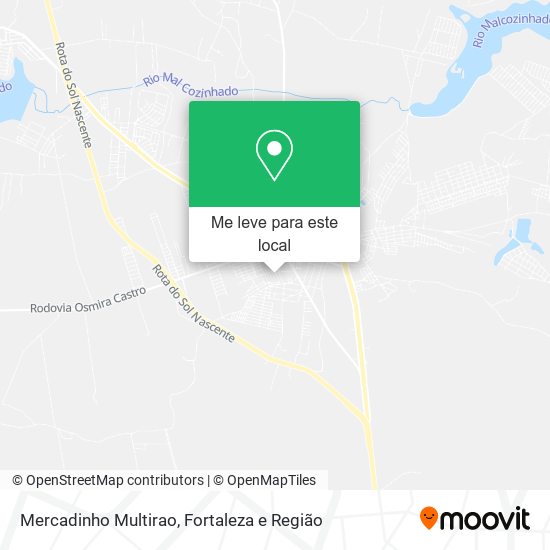 Mercadinho Multirao mapa