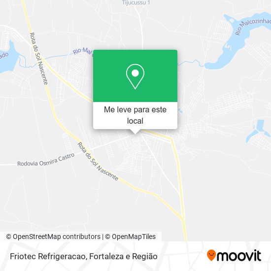 Friotec Refrigeracao mapa