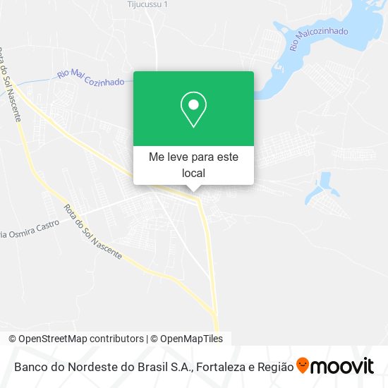 Banco do Nordeste do Brasil S.A. mapa