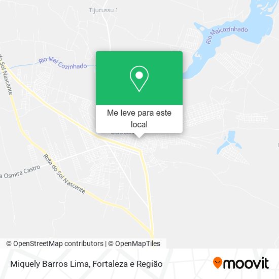 Miquely Barros Lima mapa