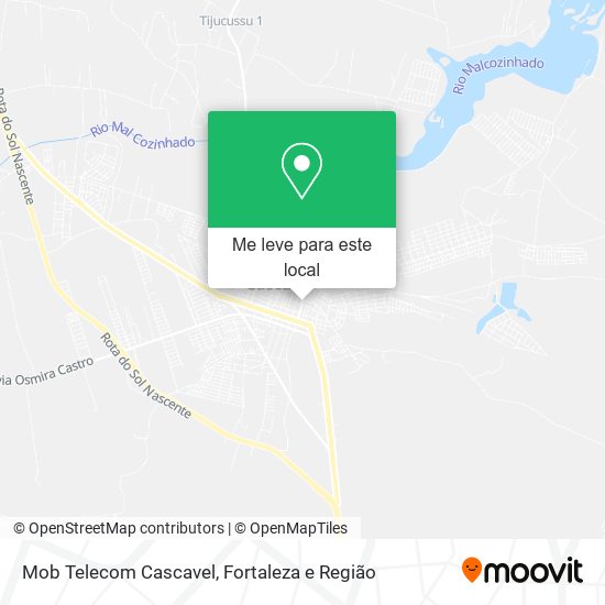 Mob Telecom Cascavel mapa