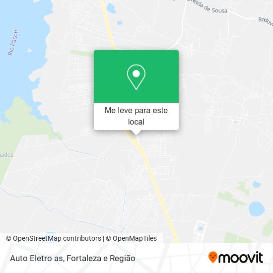 Auto Eletro as mapa