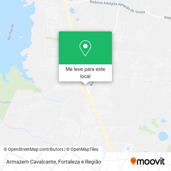 Armazem Cavalcante mapa